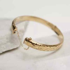 Vintage & Estate New Style 14k Yellow Gold Plated 7.5
