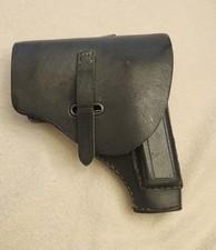 World War Two Italian Army Military WWII 1934 Beretta Holster Leather picture