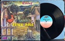 ERICK PAUL RISING~RARE VG++ ORG 1985 JD PRODUCTIONS HAITI LP w/SHRINK~AFRO-SYNTH picture