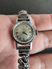 Vintage Longines Women's Dress Watch Manual Wind Works Great Silver Tone W59 picture