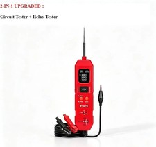 Upgraded DW833 Circuit Relay Tester 3-36V 4/5 Pin with LED Work Light picture