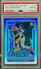 Paolo Banchero PSA 10 - 2022 Panini One and One #146 SILVER /99 Rookie RC picture