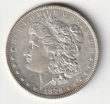 1879 P Morgan Silver Dollar Au   #746 picture