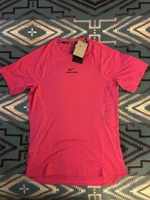 Men's medium Nike Pro Dri-FIT Training Top T-Shirt Rush Pink HV0409-666 picture