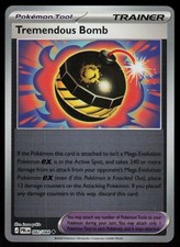 Tremendous Bomb 082/084 Uncommon Pitch Black Pokemon Reverse Holo Near Mint picture