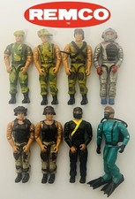 U.S. Forces Action Figures - Lot Of 8 - REMCO 1986 - Vintage Toys picture