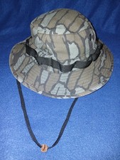 Vintage 80s-90s Trebark Original Camo Bucket Hunting Hat Size 7  picture