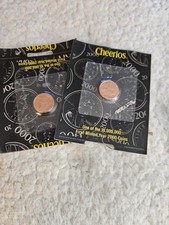 CHEERIOS Cents 2000-P Lincoln Memorial Pennies Pack of 2. picture