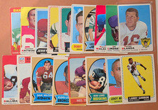 Topps 1960's Football 53-Card Lot NFL Vintage Original Standard Size picture