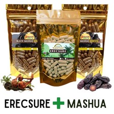 Black Mashua Capsules + Erecsure (Huanarpo + Black Maca)  - Male Supplement Pack picture