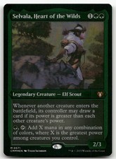 Selvala, Heart of the Wilds (Foil Etched) #571 NM Commander Masters Magic MTG picture