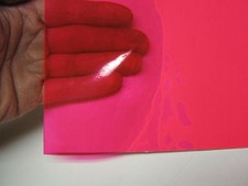 Transparent Colored Vinyl, Choose Color + Size, Sticky Cellophane with Adhesive picture