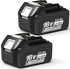 2X Makita BL1850B-2 18V LXT Lithium‑Ion 5.0Ah Battery 2 Pack picture