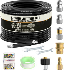 Hydro Jetter, Hydro Jet, Hydrojet, Sewer Jetter Kit for Pressure Washer, Water J picture