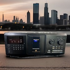 Sony CDP-CX335 300 CD Changer * New Belts * 💯 Tested * Very Clean * No Remote picture