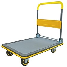 LAUCO Heavy Duty Foldable Push Cart Dolly, 330 lb Weight Capacity, Moving picture