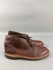 Clarks Bushacre Chukka Ankle Boots Mens Size 10.5 M Shoes Brown Leather 15522 picture
