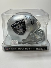 Riddell Oakland Raiders Autographed Phil VIllapiano Mini Helmet. picture