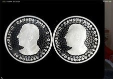 Canada 2025 $20 Commemorative Coin - King Charles III Wolf Design picture