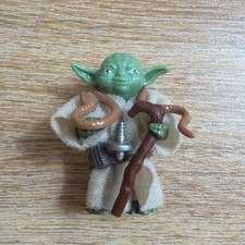 Vintage Star Wars 1980 Lili Ledy NO COO YODA Brown Snake Dark Brown Cane EPM’s picture
