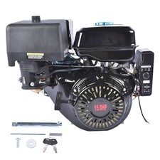 4-Stroke 15HP/13HP OHV Horizontal Shaft Gas Engine Recoil/Electric Start Go Kart picture