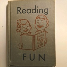 VINTAGE 1945 Book Reading Fun Hard COVER 1945-1947 Reynolds Noble and Noble Book picture