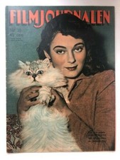 Filmjournalen  # 33  1948 Swedish Movie Magazine  Marta Toren on the cover picture