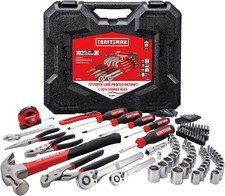 102-Piece Home and Auto Tool Kit with SAE/Metric Sockets (CMMT99449) picture
