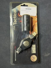 ASP USB Tactical Rechargeable Flashlight With Retractable Cord 35636 NEW, Read picture
