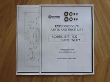 Crosman 1322 1377 Two (2) O-Ring Seal Kits + Exploded View & Seal ID Guide picture