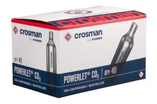 12 Gram Co2 Bottles, 40 Count for Paintball, Air Rifles, Silver picture