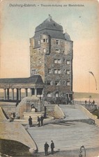 Postcard Duisburg Germany Ruhrort Rheinbrucke Bridge Tower picture