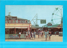 Postcard-Boardwalk Scene, Seaside Heights, New Jersey picture