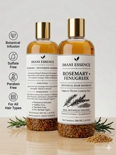 IMANI ESSENCE Rosemary + Fenugreek Shampoo Keratin Botanical Handmade In USA picture