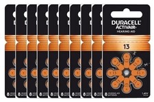 Duracell Activair Hearing Aid Batteries: Size 13 (80 Batteries), Exp 2029 picture