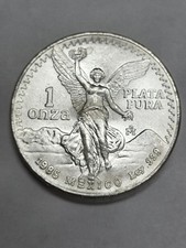 1985 Mexico SILVER Libertad 1 Troy Ounce UNCIRCULATED picture