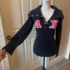 Armani-exchange Women's Black and Pink Jumper picture