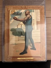 1911 - T9 Turkey Red Jack Johnson #76 with Checklist Back - RARE - Boxing picture