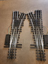 (2) Ross Switch Turnouts w/DZ-1000/Box - O72 RH #125M /O7 LH #126M - VERY GOOD picture