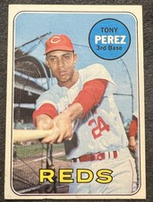 1969 TOPPS TONY PEREZ (CINCINNATI REDS) #295 EX picture