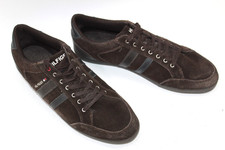 TOMMY HILFIGHER men shoes US sz 9,5 Europe 44 brown suede sneakers S9459 picture