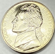 1997-P Jefferson Nickel BU Uncirculated picture