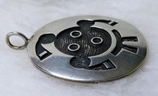 Andrew Saufkie, Hopi Mudhead sterling Pendant picture