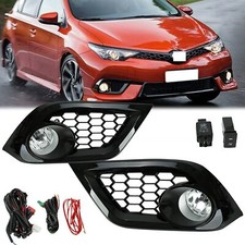 For 2016-18 Toyota Corolla Scion iM Bumper Fog Lights Driving Lamps Switch Kit picture