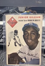 1954 Topps - Jim Gilliam #35 White Back; Junior on Card picture