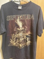 Sepultura metal band unisex charcoal t-shirt QT8136 picture