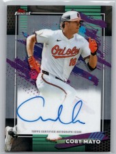2026 Topps Finest Baseball Coby Mayo Finest Autograph Card On Card Auto #FA-CMA picture