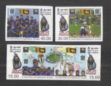 Srilanka 2007 World Cup Cricket Unissued Stamps Proof Interesting Story see desc picture