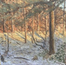 Sunset On The Dune - Original Oil Painting picture