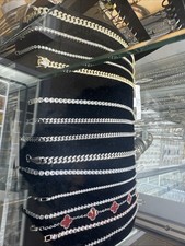 14K Gold Finish CZ Tennis Bracelet – Iced Out Crystal Luxury Jewelry picture